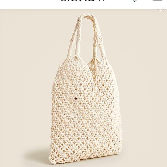 J CREW CADIZ ROPE TOTE - Picture 2 of 6